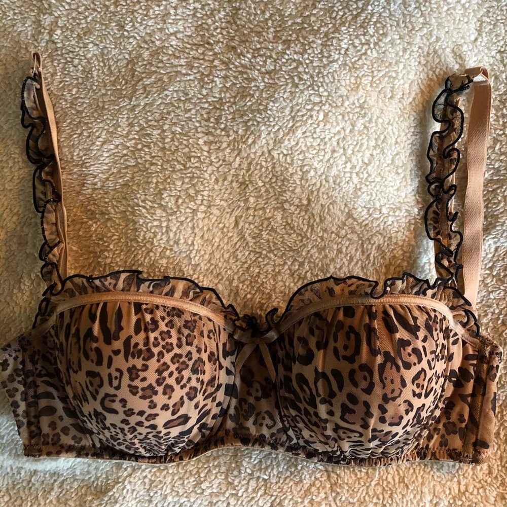 Animal Print Push-up Bra